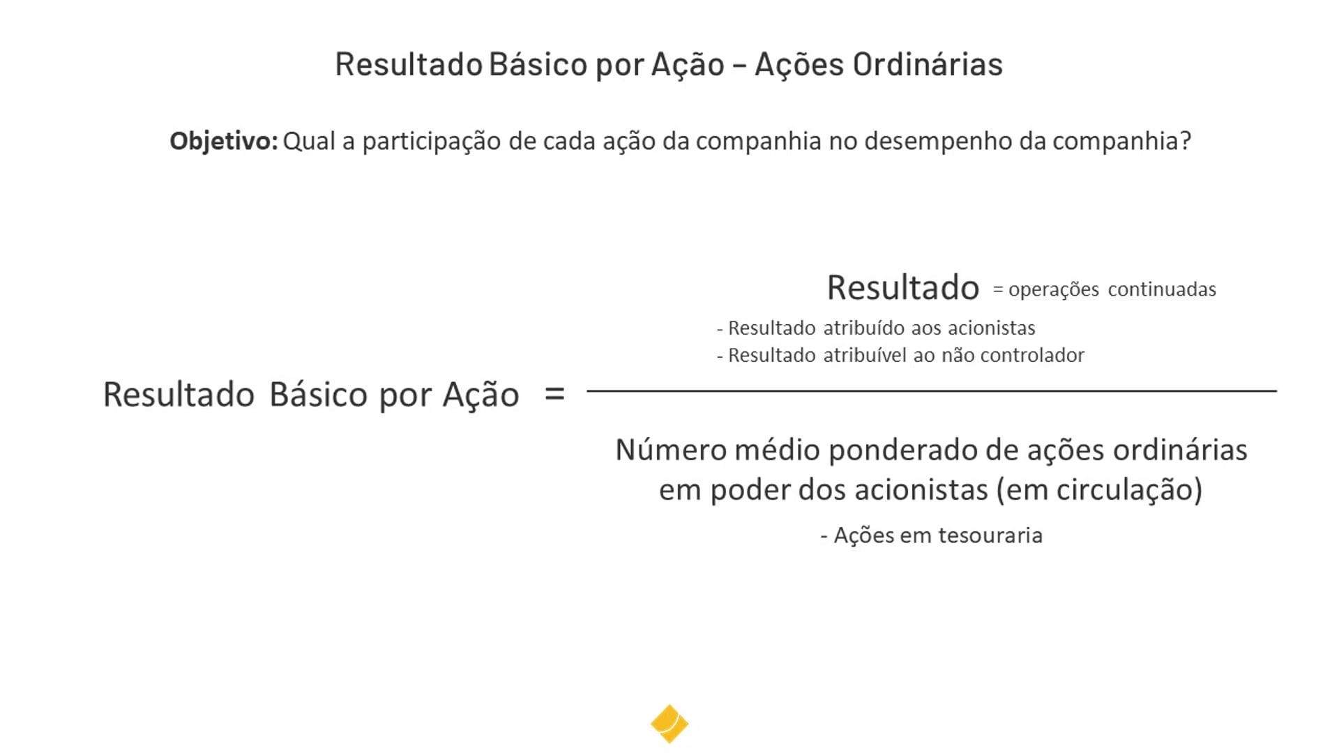 Definição de Resultado Básico por Ação - Okai