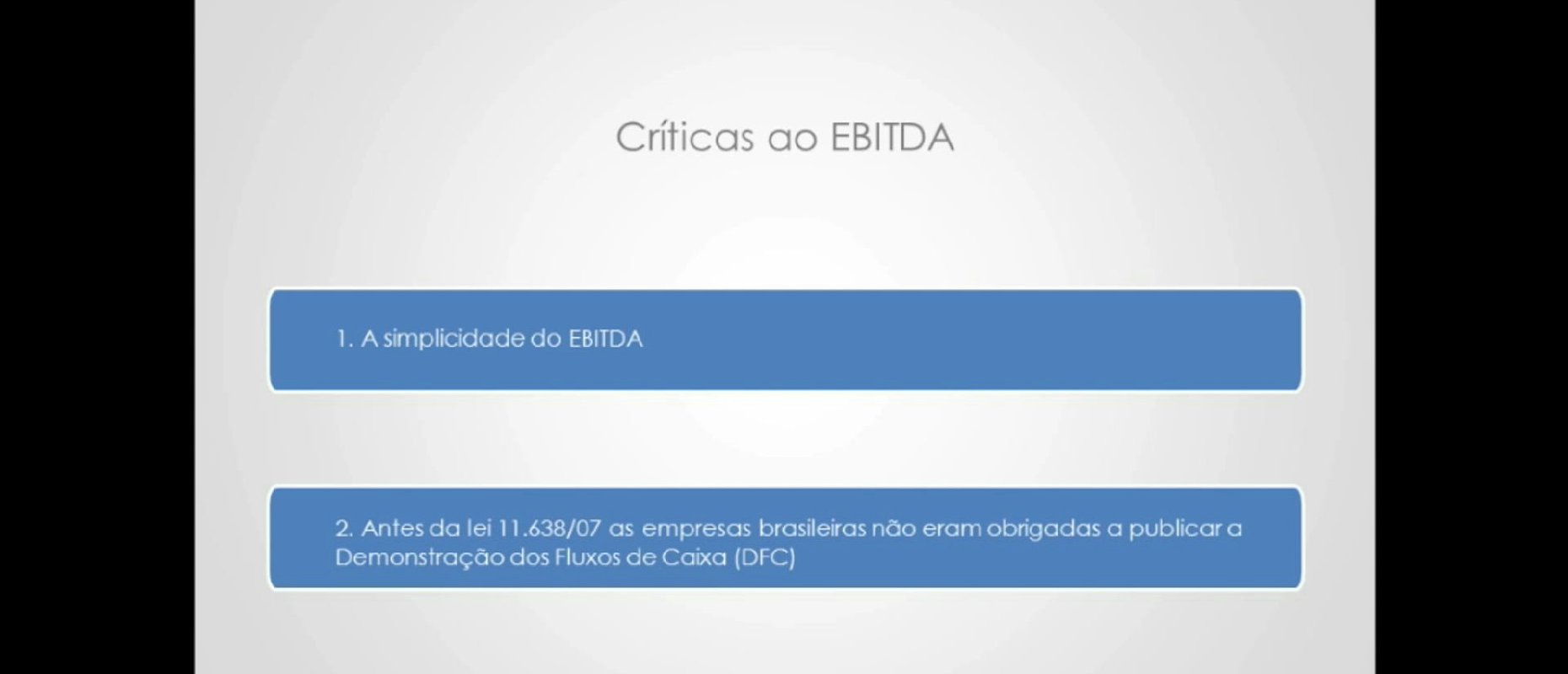 EBIT e EBITDA