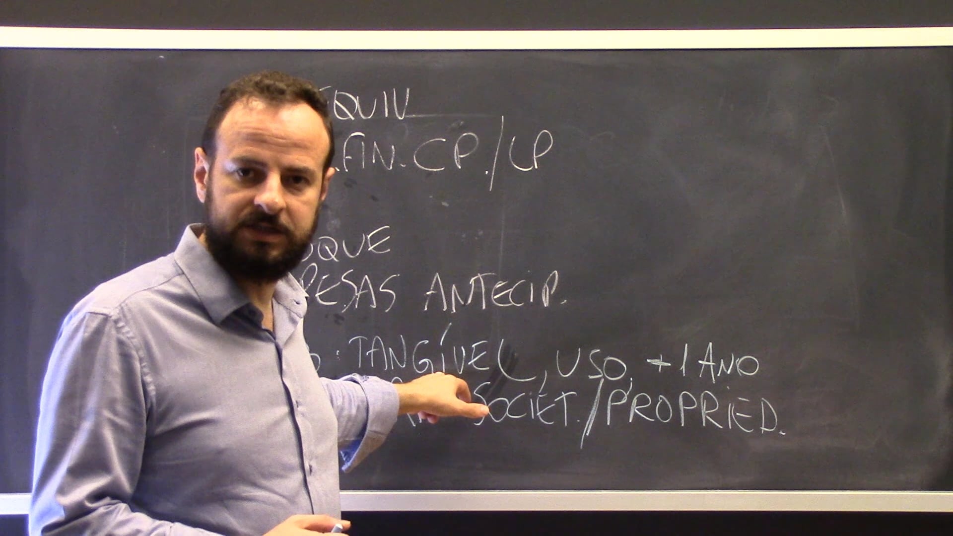 Elementos específicos dos grupos de ativos