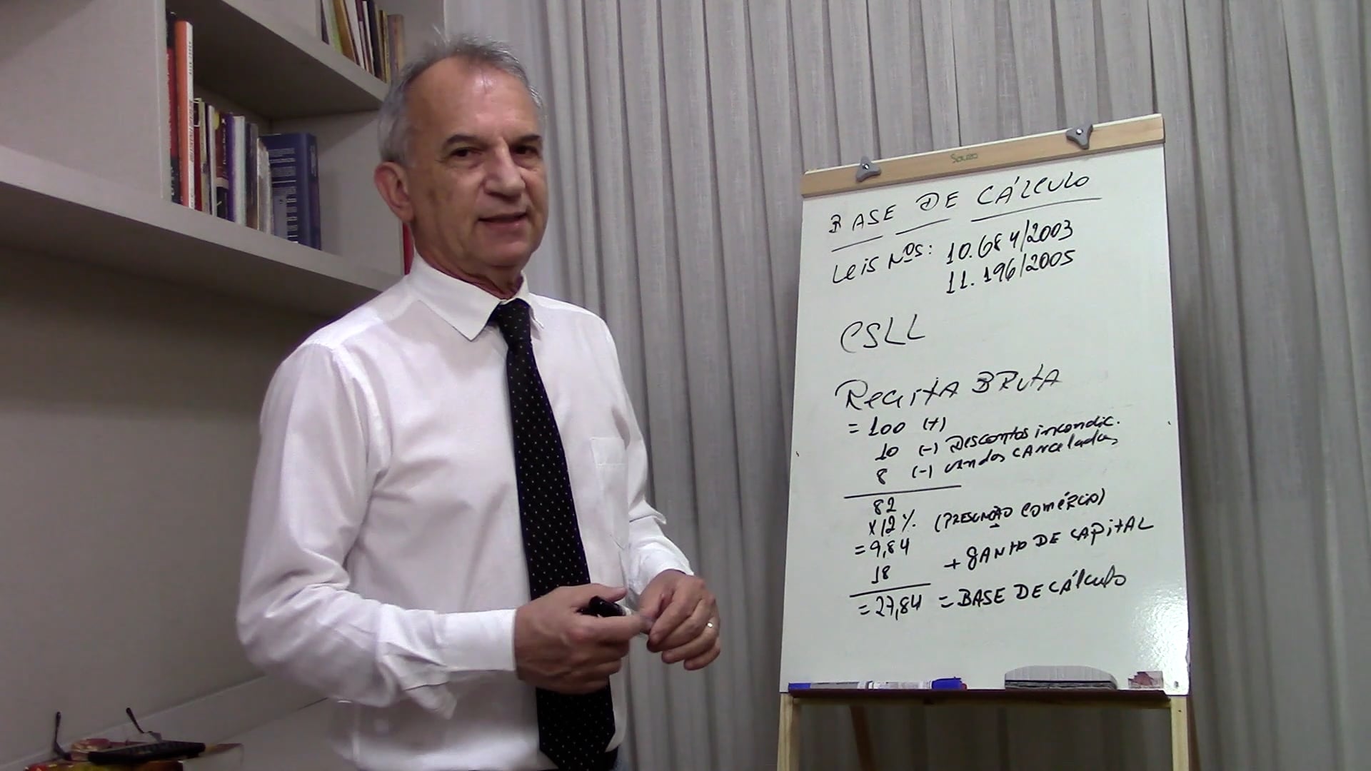 Exemplo de base de cálculo do CSLL
