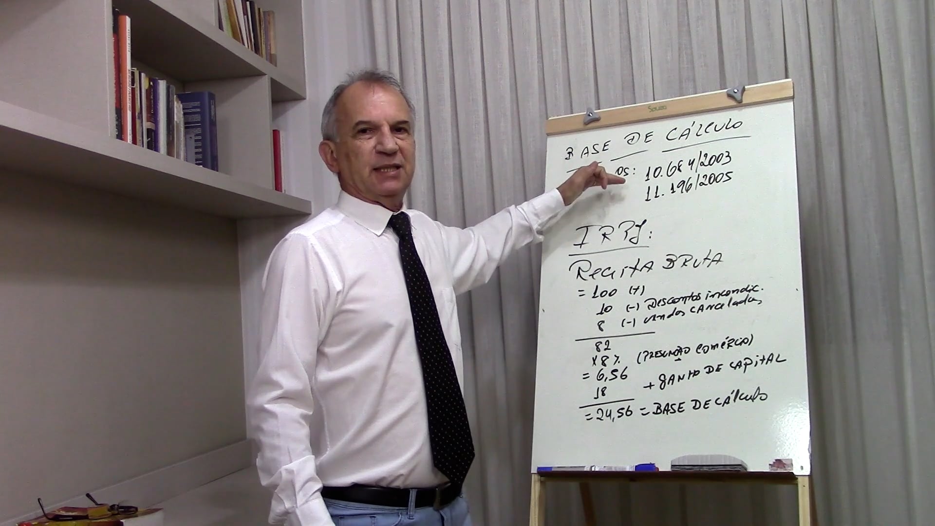 Exemplo de base de cálculo do IRPJ