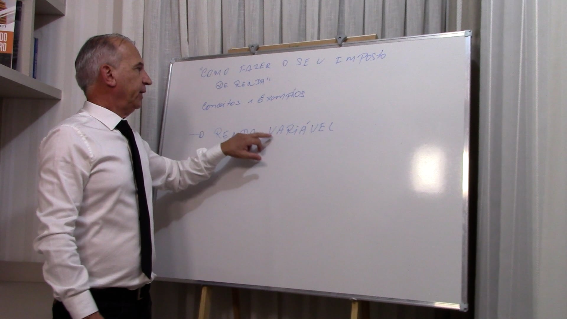 Ficha de renda variável para o Imposto de Renda