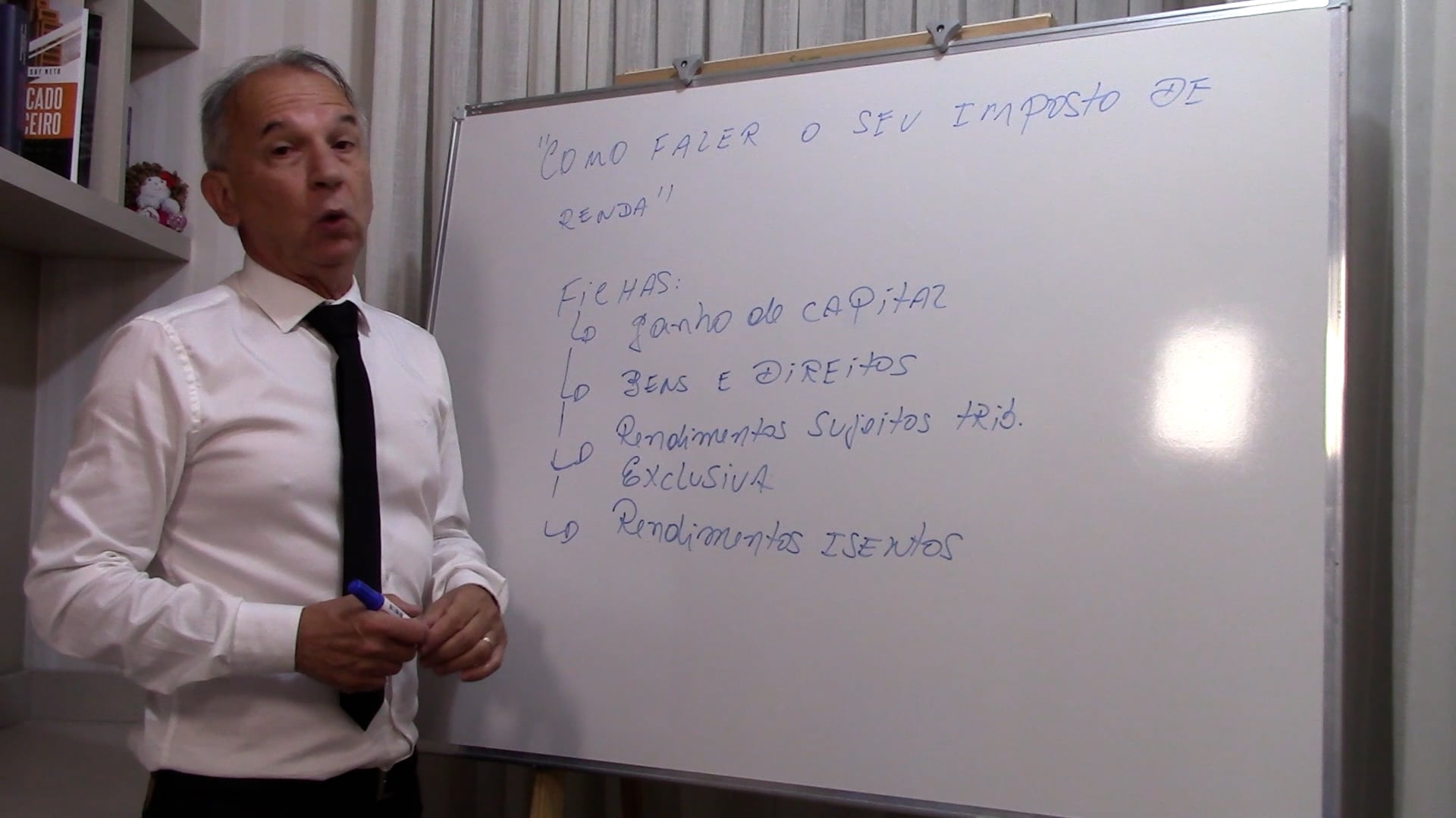 Ganho de capital, Rendimentos Isentos e não Tributáveis; Rendimentos sujeitos à Tributação Exclusiva/Definitiva e Bens e direitos