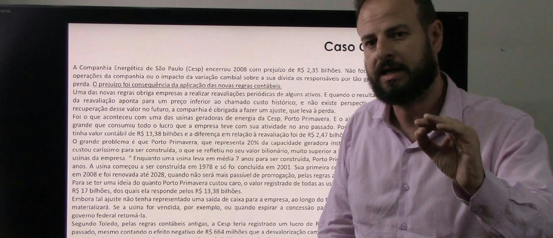 IAS 36 / CPC 01 (R1) - Teste de Impairment  - Avançado - Caso real - Caso CESP 2