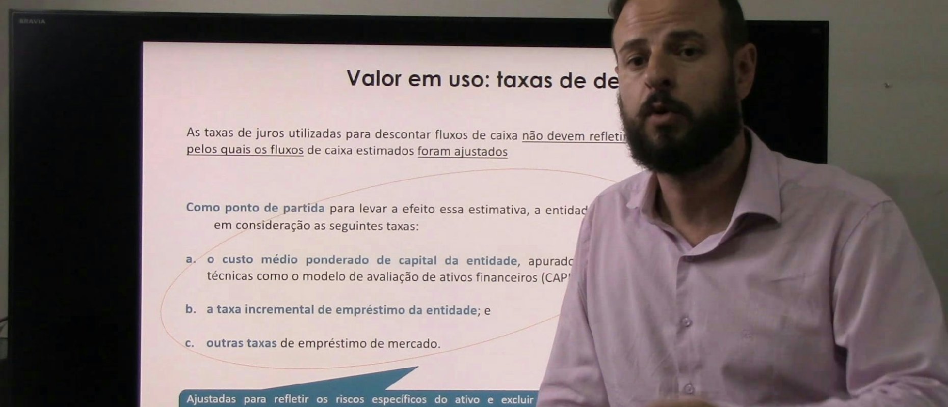 IAS 28 / CPC 18 (R2) - Teste de Impairment -  Reversão, goodwill e abordagens de valor em uso - Taxas de desconto