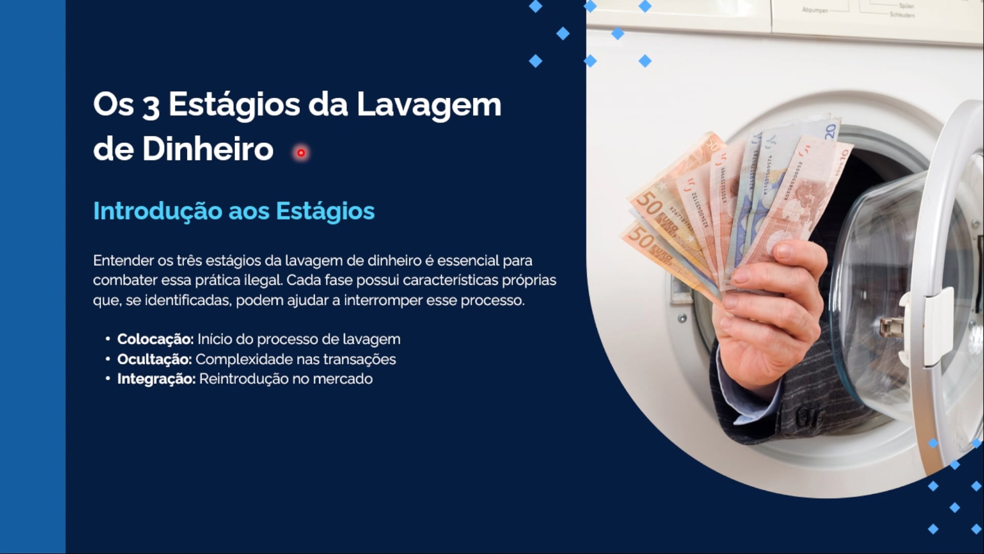 Os 3 Estágios da Lavagem de Dinheiro