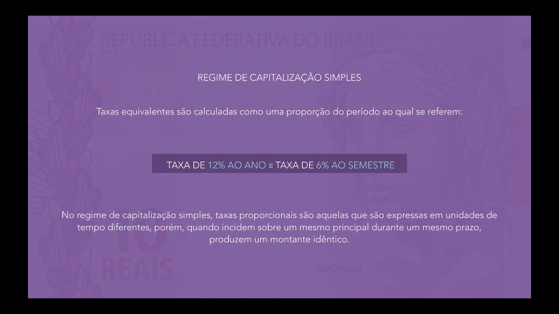 Taxas Equivalentes